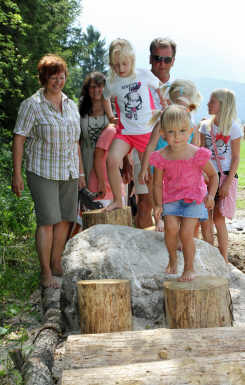 Barfußpark Bad Mitterndorf, Hindernisstrecke