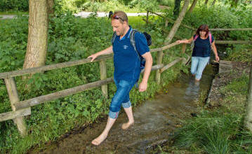 Barfußpfad Bad Wünnenberg Bachlauf