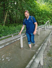 Barfußpfad Bad Wünnenberg Wassertreten